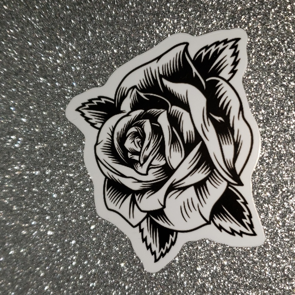 ART Gothic Nature WATERPOOF Sticker Flower